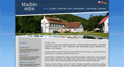Desktop Screenshot of machuvmlyn.cz